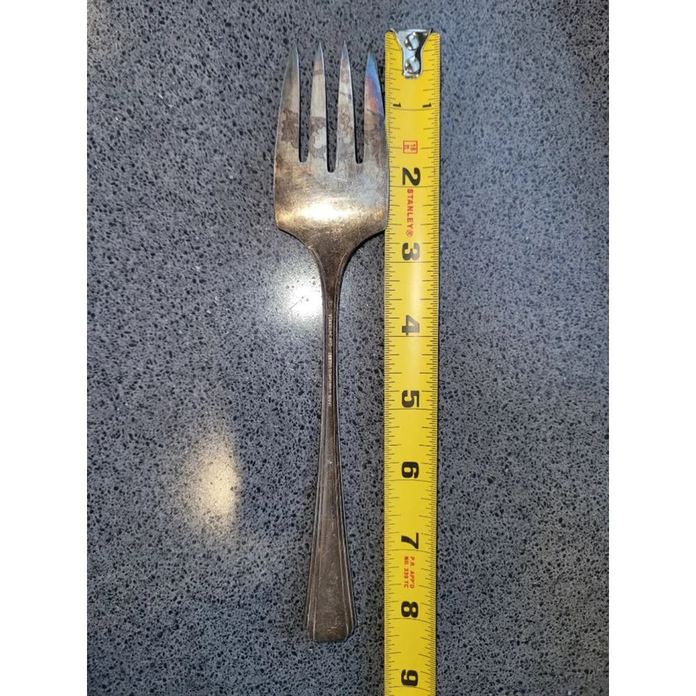 Oneida Community Tudor Plate Skyline Skycrest Dinner Fork 1930s Silverplate
